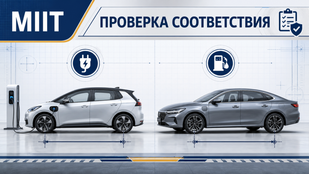 Редакционная инфографика проверки MIIT: колёсная база электромобиля и расход гибрида