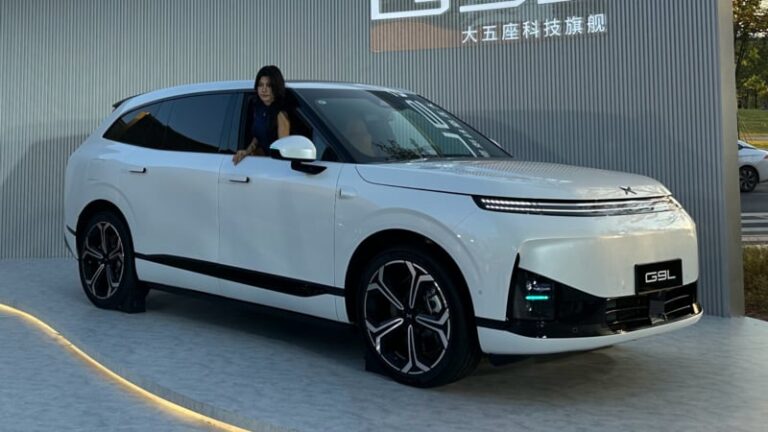 Флагманский электрический кроссовер Xpeng G9L